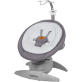 Крісло-гойдалка Lionelo Mell Grey Stone, сірий - Pampik