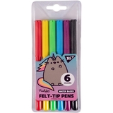Фломастеры Yes Pusheen rainbow, 6 шт. (650540) - Pampik