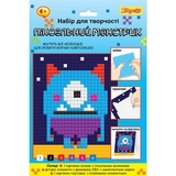 Набір для творчості 1 Вересня Піксельний Монстрик Аплікація стікерами з фоамірану ЕВА (954582) - Pampik