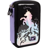 Пенал Yes Magic Unicorn HP-01 твердый двойной фиолетово-черный (533551) - Pampik