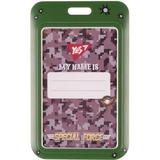 Бейдж Yes Military слайдер без ленты вертикальный (940318) - Pampik