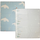 Детский двусторонний складной коврик Poppet Зимняя ночь и Птица мира, 200х150x1 см (PP024-150H) - Pampik