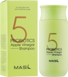 Мягкий бессульфатный шампунь с проботиками и яблочным уксусом Masil 5 Probiotics Apple Vinegar Shampoo, 500 мл - Pampik - 2