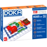 Конструктор електронний Doka Перший транзистор 118 схем - Pampik