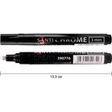 Маркер зеркальный Santi Chrome 3 мм серебро (390776) - Pampik