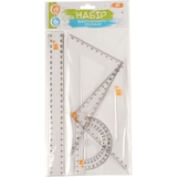 Набір лінійок Yes 4 предмети лінійка 25 см (370261) - Pampik