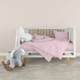 Комплект постільної білизни дитячий Home Line бязь горошок рожевий (181498) - Pampik