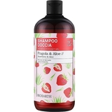 Шампунь-гель для душу Bioearth Family Strawberry & Aloe Shampoo Shower Gel, 500 мл - Pampik