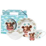 Набір дитячого посуду GGP Ведмедик порцеляна 3 предмети (76001130) - Pampik - 2