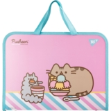 Папка-портфель Yes Pusheen Stormy FC на молнии с тканевыми ручками (492238) - Pampik
