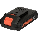 Аккумулятор для инструментов Sthor Li-Ion 20 В 2 Ач продолжительность зарядки - 1 час (78250) - Pampik