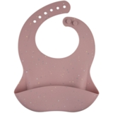 Слинявчик силіконовий Canpol Babies з кишенькою, рожевий (51/029_pin) - Pampik