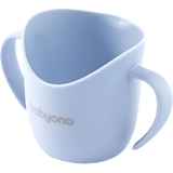 Тренувальна чашка BabyOno з ручками, 120 мл, небесно-блакитний (1463/08) - Pampik