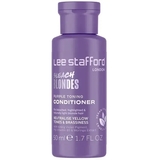 Кондиционер для осветленных волос Lee Stafford тонирующий фиолетовый 50 мл - Pampik