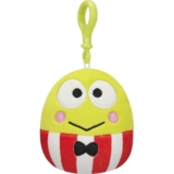 М'яка іграшка-брелок Squishmallows Hello Kitty Кероппі на кліпсі, 9 см (SQSN00274) - Pampik