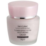 Крем для обличчя 3W Clinic Flower Effect Extra Moisture Cream зволожуючий 50 мл - Pampik