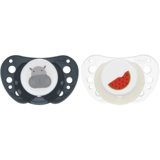 Пустушка Chicco Physioforma Air силікон, 16-36 місяців, 2 шт., синя з білим (75035.42) - Pampik