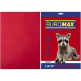 Папір кольоровий Buromax Dark А4, 20 аркушів, бордовий (BM.2721420-13) - Pampik
