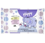 Вологі серветки Bella Baby Happy із вітаміном Е, 24 шт. - Pampik