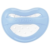 Пустышка Curaprox от 0 до 7 месяцев, с контейнером для хранения, голубая, 1 шт. - Pampik - 2