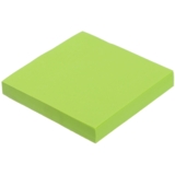 Блок бумаги для заметок Buromax Neon с клейким слоем 75х75 мм 100 листов салатовый (BM.2382-15) - Pampik - 2