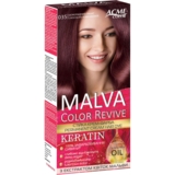Стійка крем-фарба для волосся Malva Color Revive, відтінок 036, Темна лаванда - Pampik