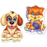 Магнітні бебі пазли Vladi Toys Малюк зможе Домашні улюбленці, 8 елементів (VT3208-19) - Pampik