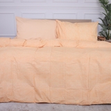 Простыня MirSon Ranforce Elite 17-4780 Argentei 110х160 см светло-оранжевая (2200008966713) - Pampik - 2