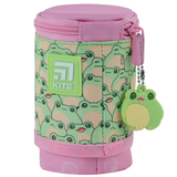 Пенал мягкий Kite Cute Frogs 19x8x8 см розовый (K24-684-3) - Pampik - 2
