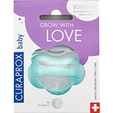 Пустышка Curaprox Turquoise от 7 до 18 месяцев бирюзовая 1 шт. - Pampik