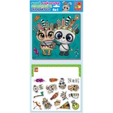 Набір для творчості Vladi toys 4 в 1 Пухнасті індіанці (VT4210-12) - Pampik - 2