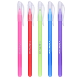 Ручка шариковая 1 Вересня Soft Touch синие чернила упаковка 30 шт. (411079) - Pampik