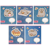 Набор тетрадей Yes Pusheen. Snack time А5 в клетку 12 листов 25 шт. (767197) - Pampik