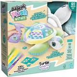 Набор для творчества Canal Toys DIY Airbrush Plush Nature Черепаха зеленая (OFG280) - Pampik