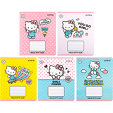 Набор тетрадей Kite Hello Kitty А5 в линейку 12 листов 25 шт. (HK22-234) - Pampik