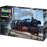 Сборная модель Revell Экспресс локомотив BR03 с тендером, масштаб 1:87, 136 деталей (RVL-02166) - Pampik