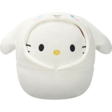 М'яка іграшка Squishmallows Hello Kitty Хелоу Кітті в образі Сіннаморолл, 20 см (SQSN00389) - Pampik