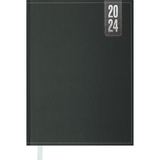 Ежедневник датированный Buromax Manly 2024 A5 черный (BM.2188-50) - Pampik