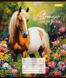 Набор тетрадей 1 Вересня Stronger than the storm А5 в клетку, 24 листа, 20 шт. (67285) - Pampik - 2