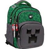 Рюкзак Yes Minecraft S-91 школьный серо-зеленый (559751) - Pampik - 2