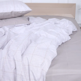 Простыня MirSon Ranforce Elite 17-4778Besançon 110х160 см серая (2200008965679) - Pampik