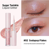 Рідкі тіні-гліттер для повік Peripera Sugar Twinkle Liquid Glitter тон 02 (Sodapop Flakes) 1.9 г - Pampik - 3