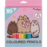 Карандаши цветные Yes Pusheen. Stormy and Pip, 24 шт. (290741) - Pampik