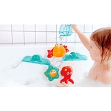 Набор игрушек для ванной Hape Морские обитатели на присосках 6 шт. (E0215) - Pampik - 5