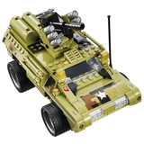 Машинка-конструктор на дистанційному керуванні Wise Block Військовий броньований позашляховик 371 деталь (EU389047) - Pampik - 3