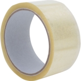 Клейкая лента упаковочная Buromax Jobmax 45 мм x 45.7 м прозрачная (BM.7012-00) - Pampik