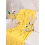 Іграшка-стопер Прованс Заєць Джонсон декоративна 50 см (33502) - Pampik - 4