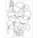 Раскраска 1 Вересня Лабиринты для девочек 12 страниц (742957) - Pampik - 2