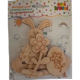 Набір для творчості Аплі Краплі Великодній зайчик з фанери - Pampik