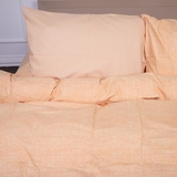 Простыня MirSon Ranforce Elite 17-4780 Argentei 110х160 см светло-оранжевая (2200008966713) - Pampik - 3